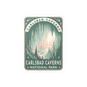 Carlsbad Caverns National Park Vinyl Sticker