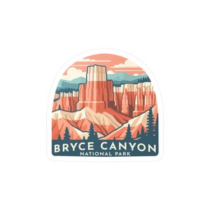 Bryce Canyon Nationalpark Vinyl Aufkleber