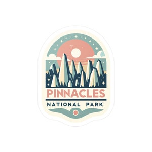Sticker en vinyle Parc national des Pinnacles