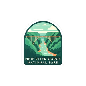 New River Gorge Nationalpark Vinyl Aufkleber