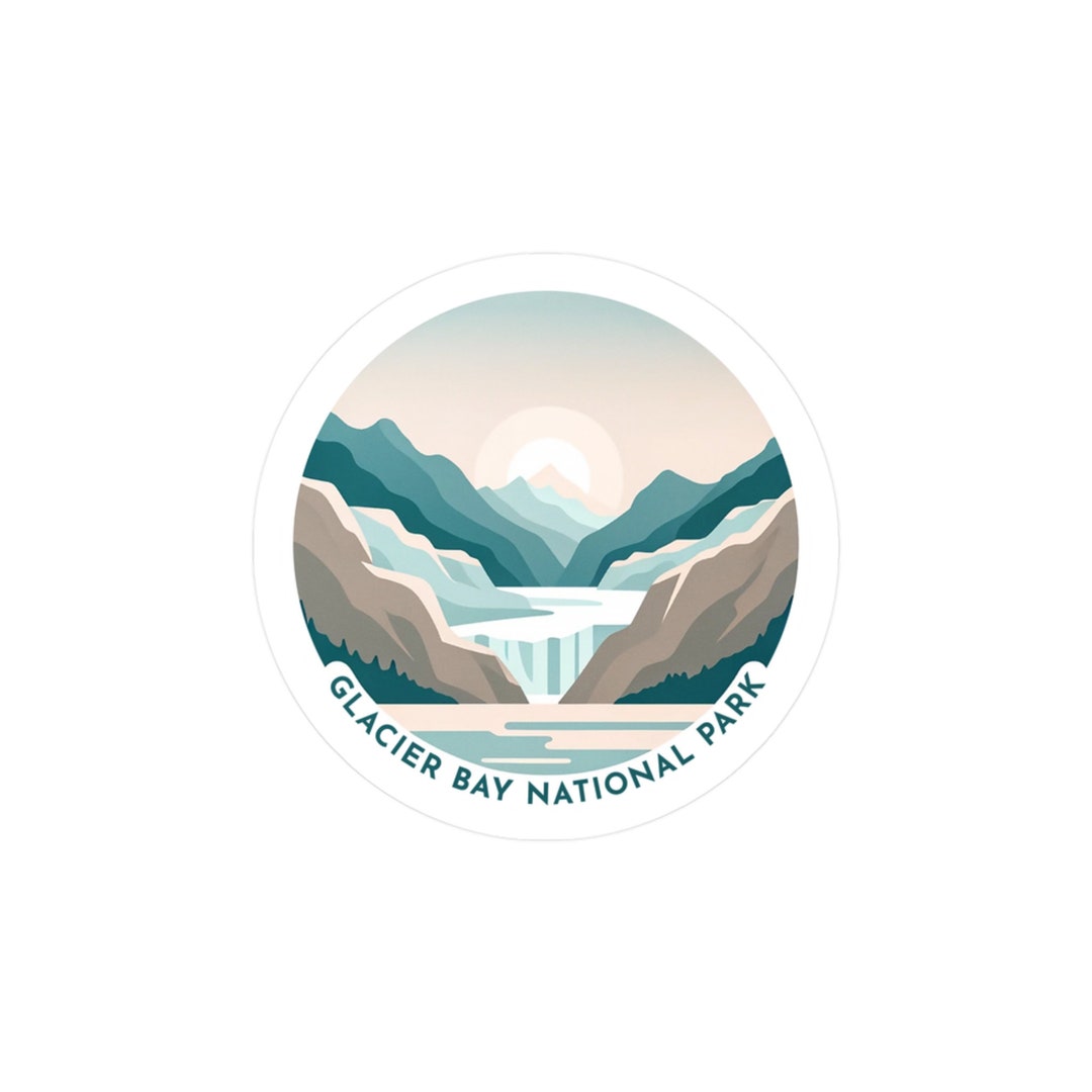 Glacier Bay National Park Vinyl Sticker - Etsy