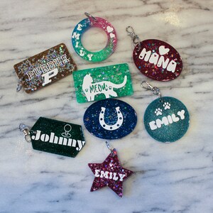 Luggage Tag Keychains