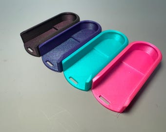 Porte-badge Vocera scintillant (côtés de couleur unie)