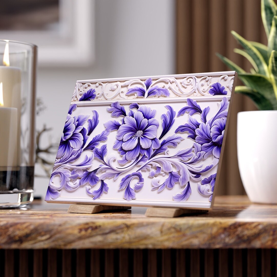 Art Nouveau, Art Deco, Decorative Tiles Ceramic Photo Tile 8x6'' Etsy