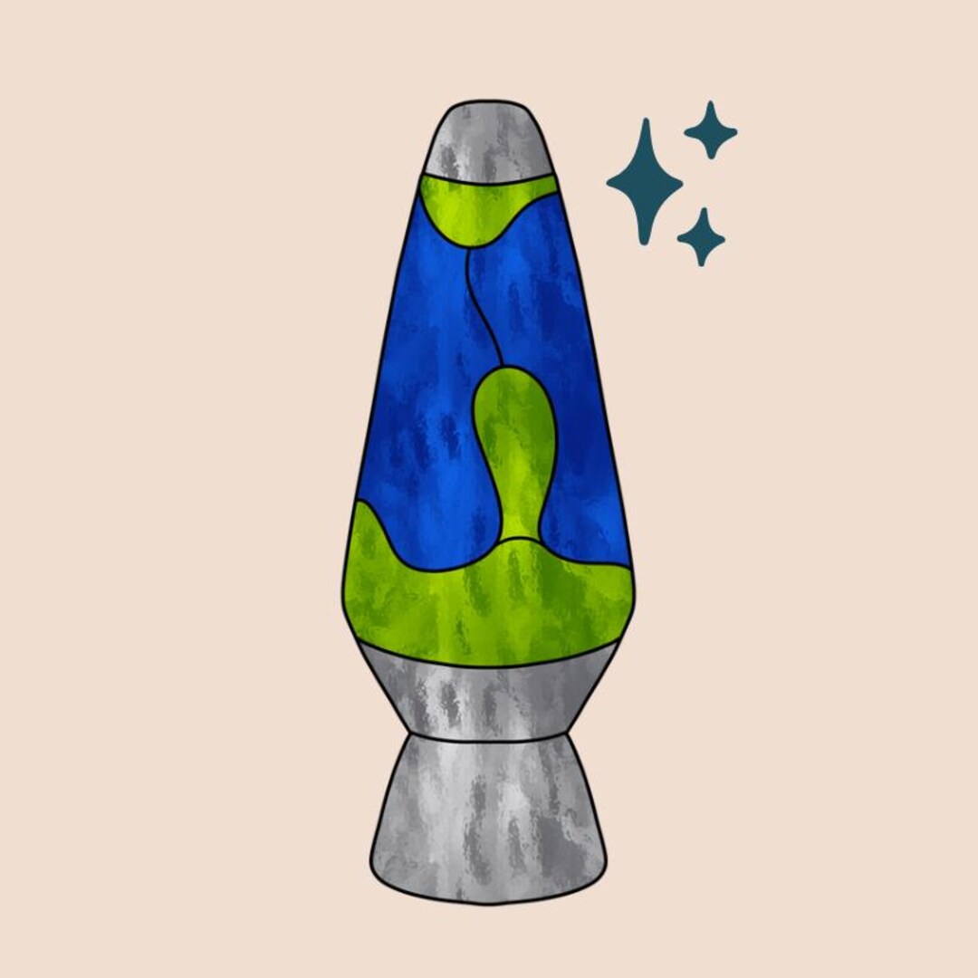 Lava Lamp Stained Glass Pattern • Digital Download • Beginner Friendly ...