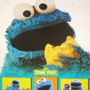 Póster original de Starline del Monstruo de las Galletas de Barrio Sésamo OOP