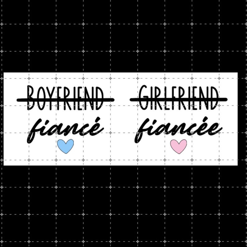 Boyfriend Girlfriend Fiance Fiancee, Couples Design, Engagement ...