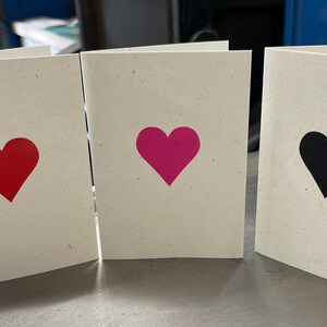Single Heart Cards, jubileum, verjaardag, blanco kaart, liefde, dank u, veel geluk, Valentijnsdag