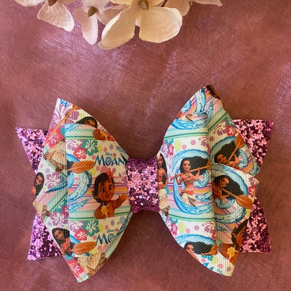 Moana hair bow