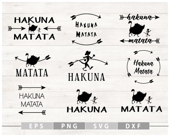 Hakuna Matada SVG, Hakuna Matada Png, Family Vacation Shirt SVG, Hakuna Matata SVG Bundle Clipart, Hakuna Matata Cut File, Hakuna Matata Dxf