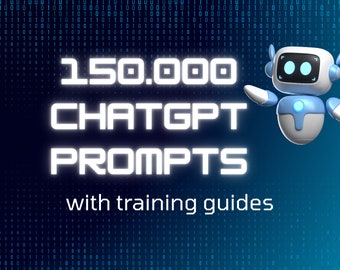 Mega Bundle ChatGPT | 150 000 invites | Liste de plug-ins d'idées d'entreprise d'IA et de cas d'utilisation eBook et personas d'ingénierie rapide | Accès instantané
