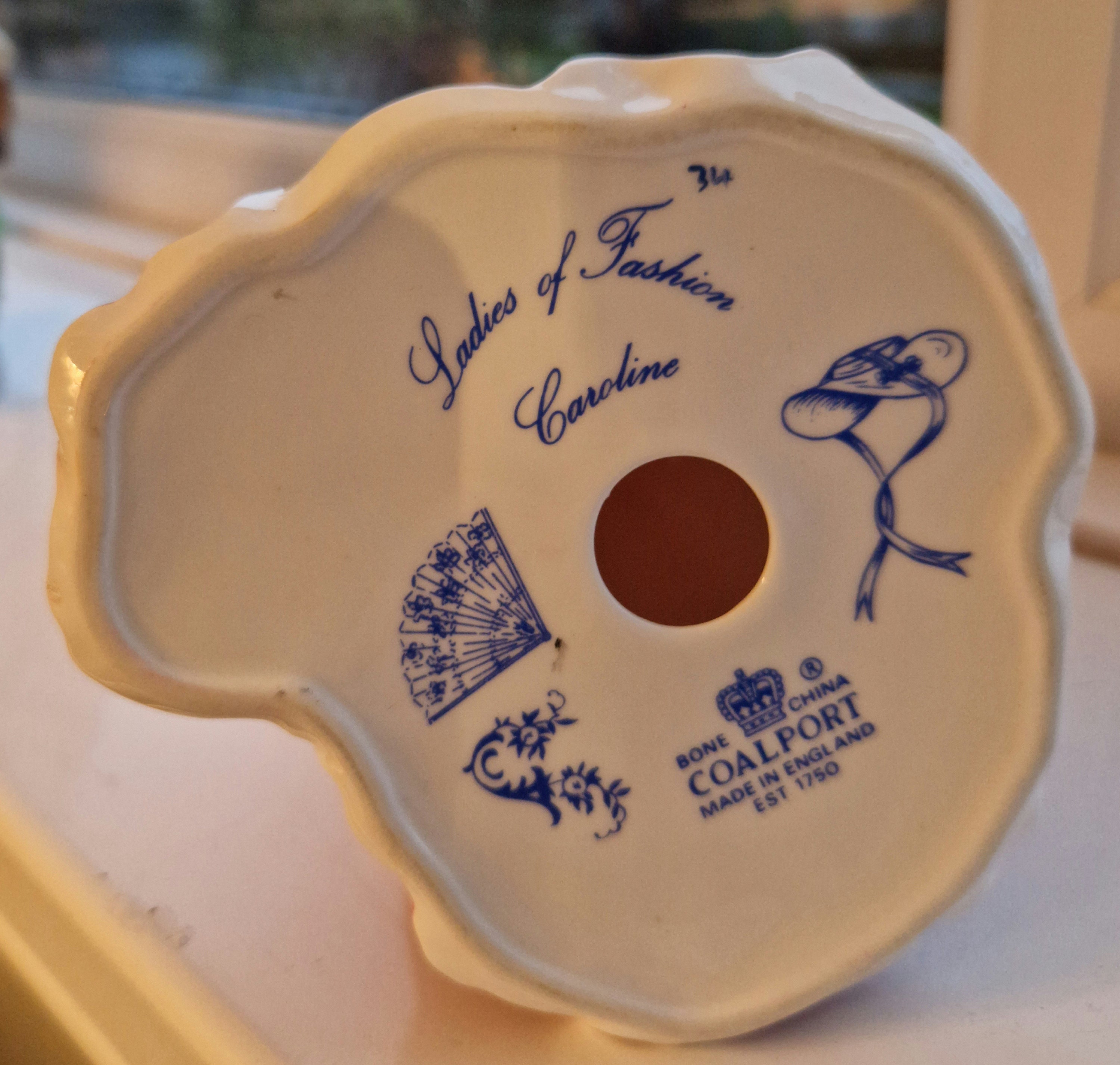 【COALPORT 】コールポート人形 DONNA EST、1750 COALPORT 】コールポート人形 DONNA EST、1750