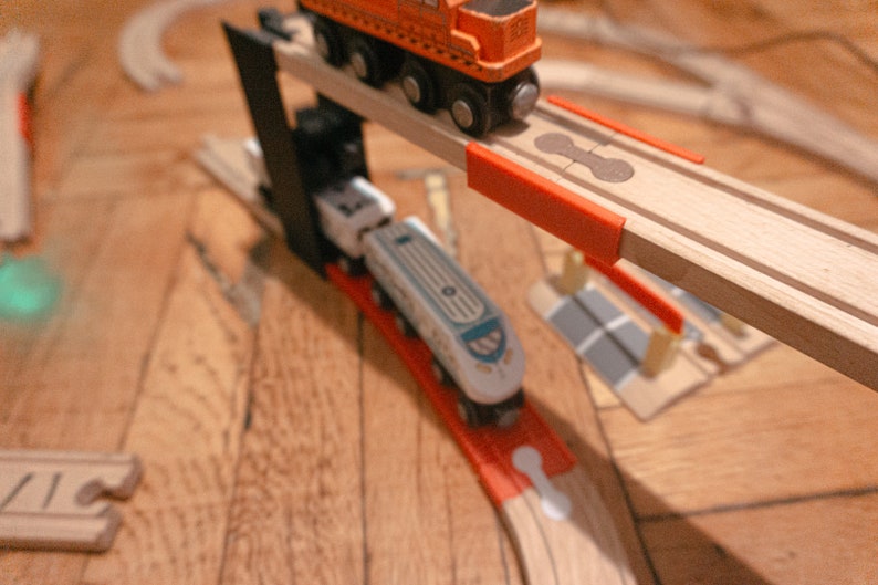 Track Squeezers, 3D Printed Wooden Track Bridge Adapter, Brio, Thomas