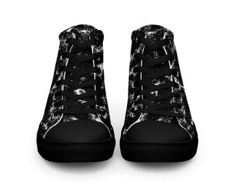 Women’s high top canvas shoes