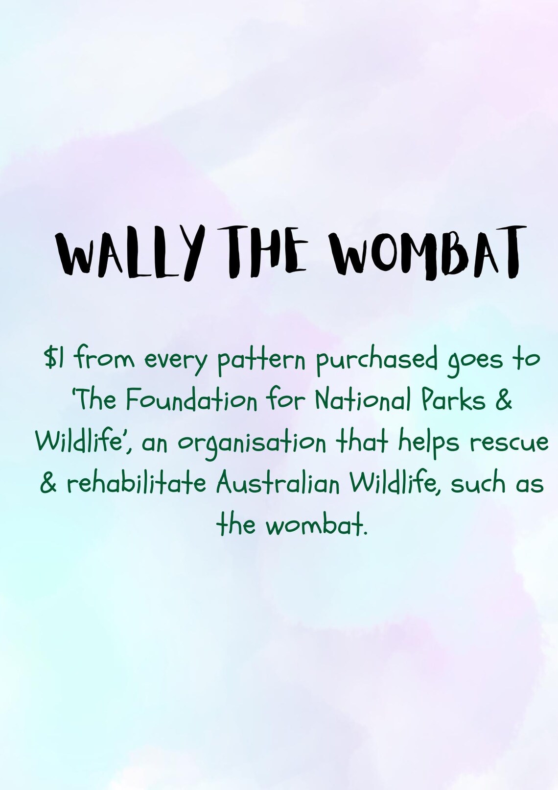 Crochet Wombat PATTERN PDF Download Beginner Friendly Amigurumi Stuffed ...