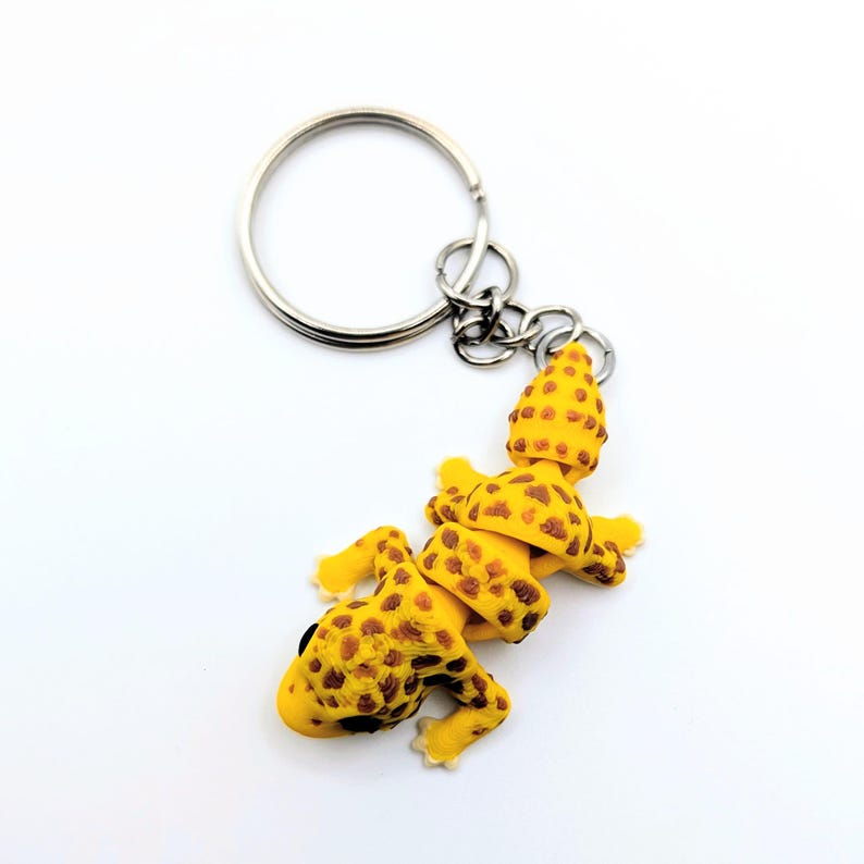 Leopard Gecko Mini Fidget & Keychain - Etsy