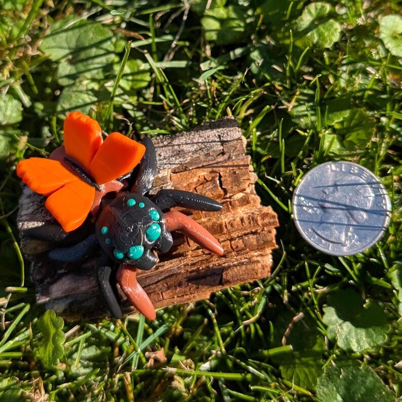 Butterfly Spider Mini Fidget & Keychain - Etsy