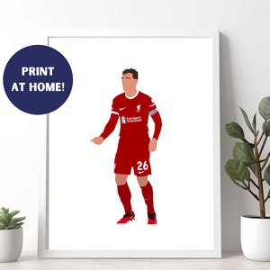 Andy Robertson Download Print | LFC | Liverpool FC Wall Art Decor