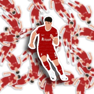 Dominik Szoboszlai Sticker / Liverpool / LFC / Premier League Soccer