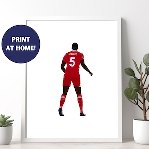 Ibrahima Konate Download Print | LFC | Liverpool FC Wall Art Decor