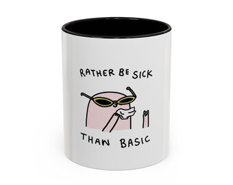 Sick Mug, Cat, Meme, Cat Lovers, Pet, Tea, Coffee, Office, Work