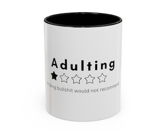 Adulting Mug grown up meme
