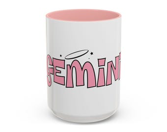 Gemini Mug, Star Sign, Zodiac Sign, Stars,