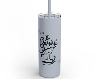 Gemini Zodiac Tumbler, Stainless Steel, 20oz, Star Sign, Zodiac Sign, Stars
