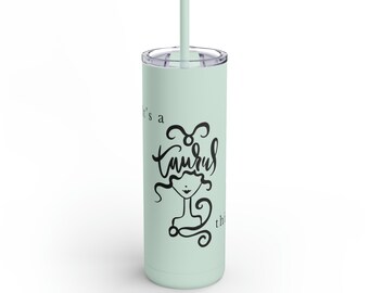 Taurus Tumbler, Star Sign Tumbler, Zodiac Tumbler, Horoscope Tumbler