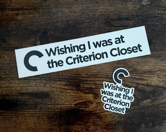 Criterion Stickers