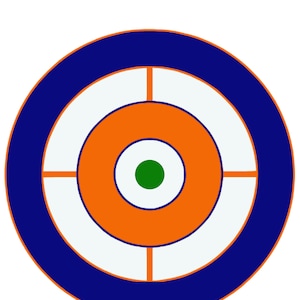 Target JPG, png & SVG, DXF cut file, Printable Digital, dart shooting target - Instant Download