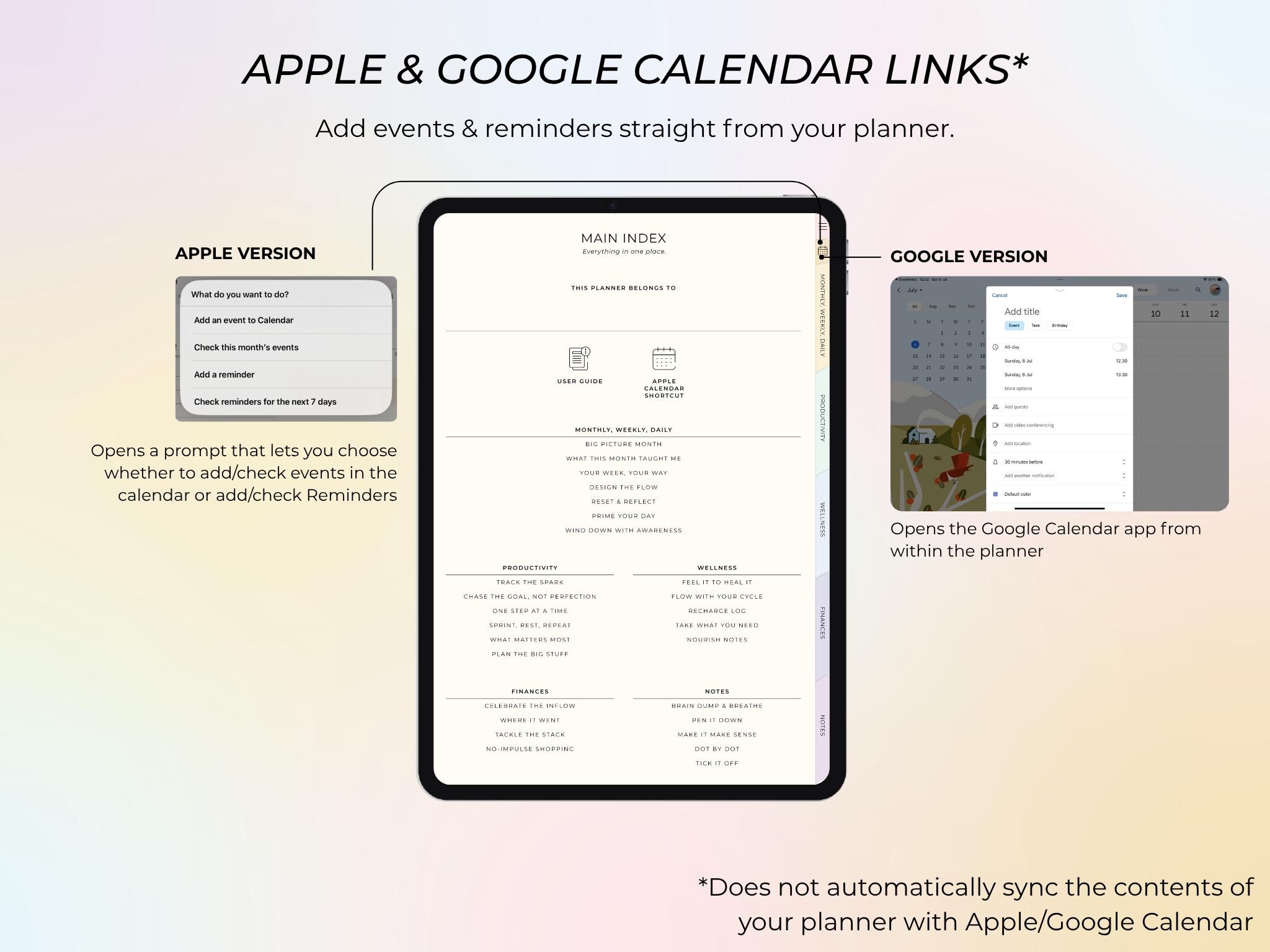 ADHD Digital Planner for Focus & Productivity, 34 Pages, Hyperlinked ...