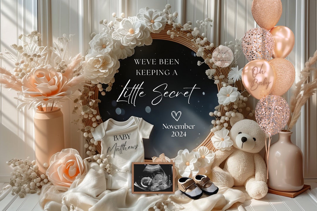 Custom Baby Onesie Personalized Pregnancy Announcement Bodysuit - Custom Name & Date Baby Onesie 0-3 Months Baby Announcement Gift-952365