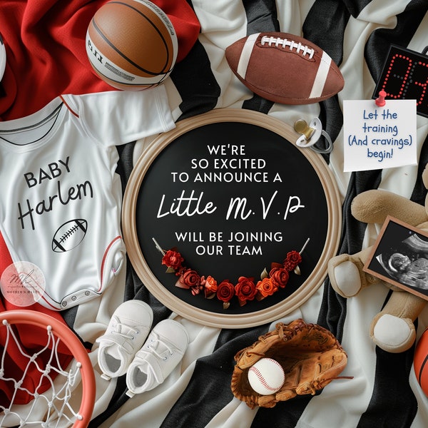 Black Theme Pregnancy Announcement Etsy