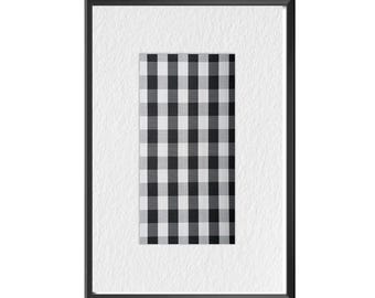 Plaid Pattern Print | Tartan Wall Art | Cozy Farmhouse Decor | Digital Download