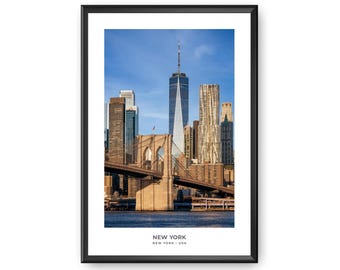 New York City Skyline Digital Download, NYC Wall Art, Printable Art ...
