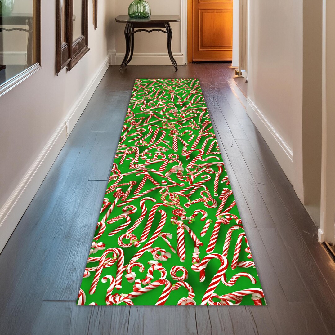 Merry Christmas Rug, 2025, Merry Christmas Rug, Pine Tree, Christmas ...