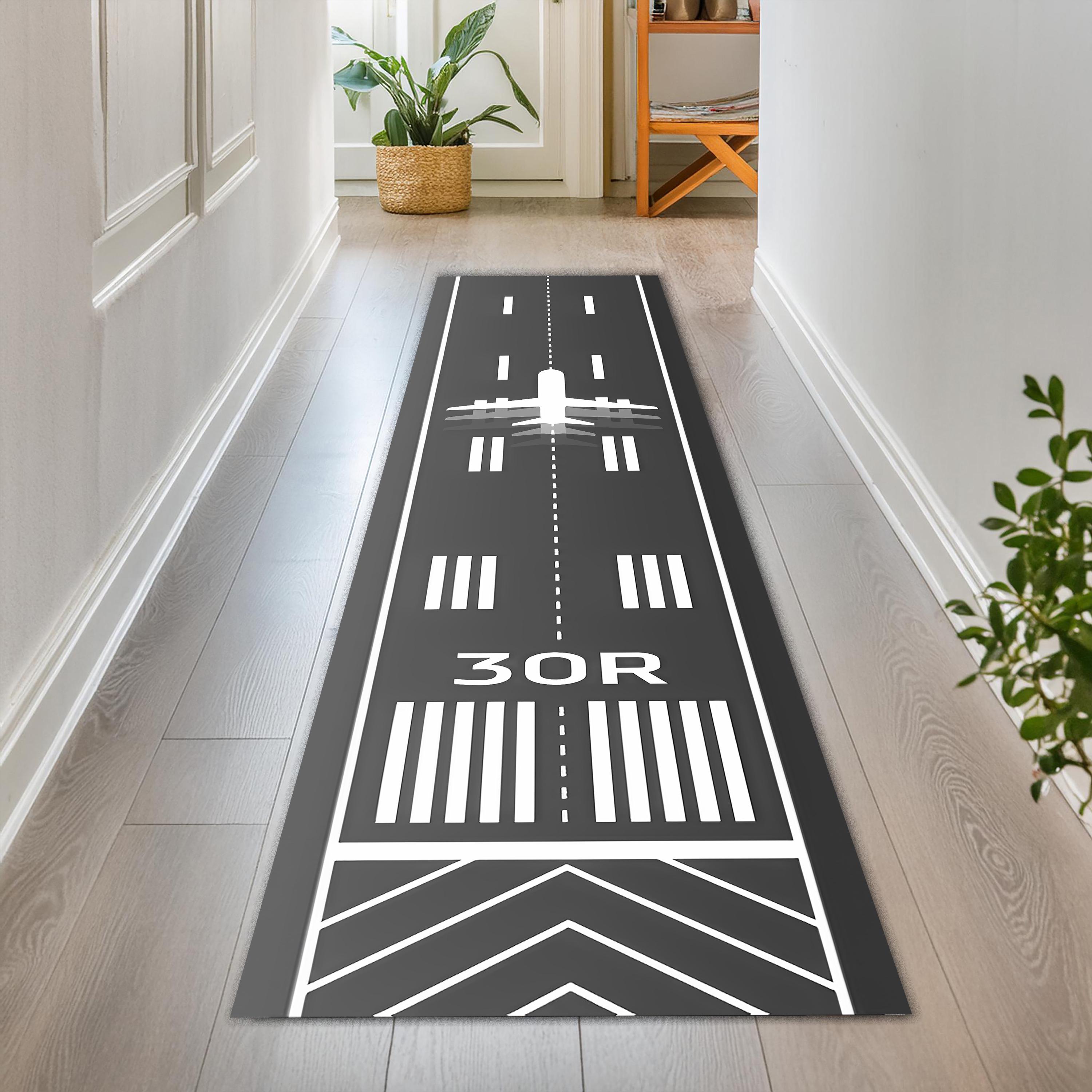 Airplan Rug Runway Rug, Track Rug, Aircraft Rug, Aviation Rug, Aviation Carpet ...