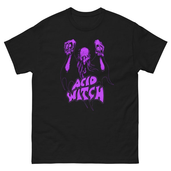 Acid Witch  death doom metal band shirt