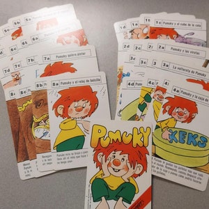 Gioco di carte spagnolo 'Pumuky' (33 carte), vintage