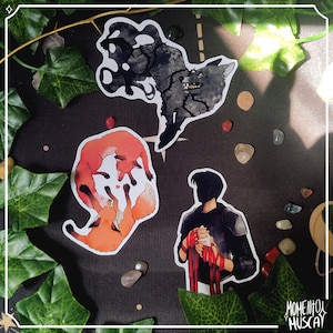 Fox | Wolf | Knight | Handmade Vinyl Stickers