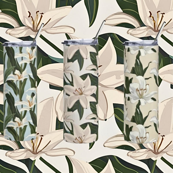 3 Tumbler wrap designs lily download