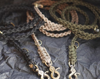 Dog leash KALLE handmade, custom-made from paracord