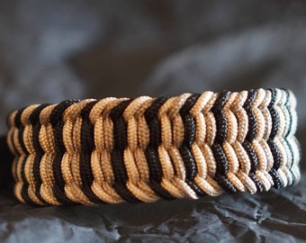 Hundehalsband SU aus Paracord und Biothane, maßgefertigt, handgemacht