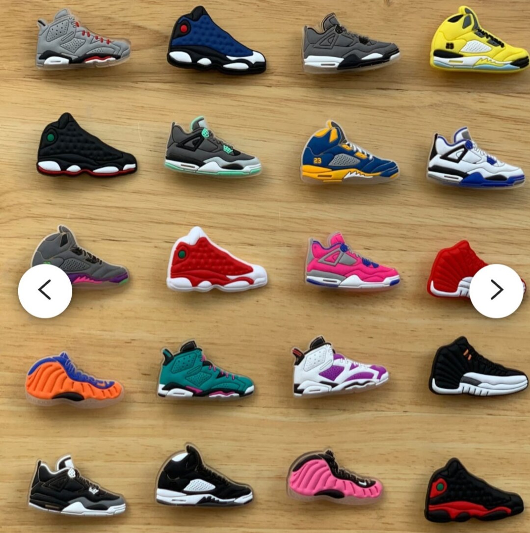 Sneaker Shoe Croc Charms Jordans Jibbitz Basketball Clog Pins Retros Foamposite Running Shoe