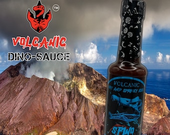 Volcanic Hot & Smokey Spino-Sauce, MEDIUM HOT Pepper Sauce