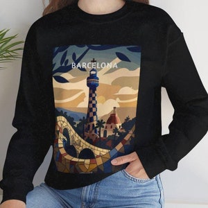 Barcelona Sweatshirt, Gift For Barcelona Lover, Barcelona Shirt, Spain Shirt, Barcelona Crewneck Sweatshirt, Vacation Shirt,Barcelona Travel