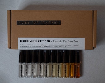 DISCOVERY SET | Indie Perfumer, Perfume Discovery Set, Unisex Fragrance, Handmade, Made in USA, Scent Discovery, Awards Winning Fragrance