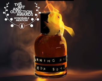 BURNING PIANO Eau de Parfum / Arce quemado, cuero, sándalo / Perfumista independiente, Fragancia galardonada, Fragancia terrosa, Hecho en EE. UU.