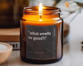 What Smells So Good? Joke 6oz Soy Candle, Husband Gift, Dad Gift, Brother Gift, Funny Gift